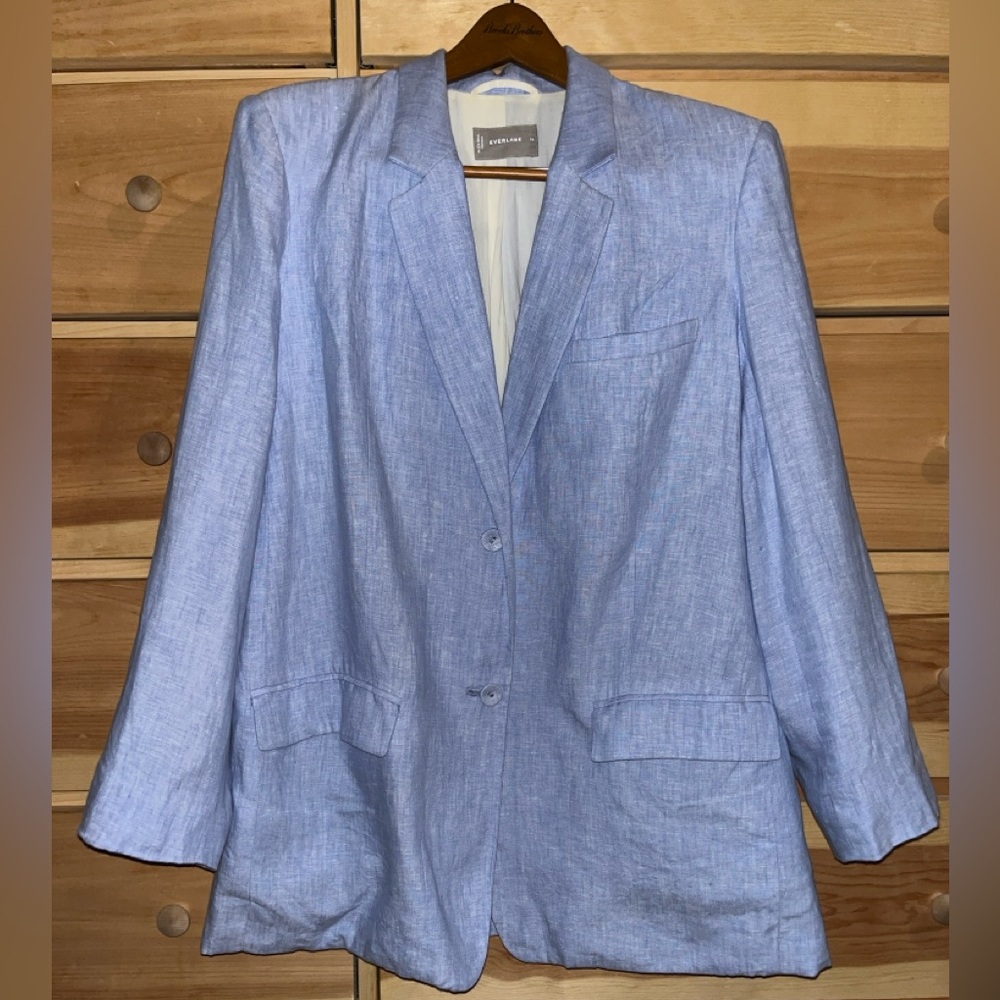 Everlane Light Blue Blazer